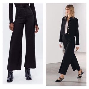 ZARA BLACK THE MARINE STRAIGHT JEANS